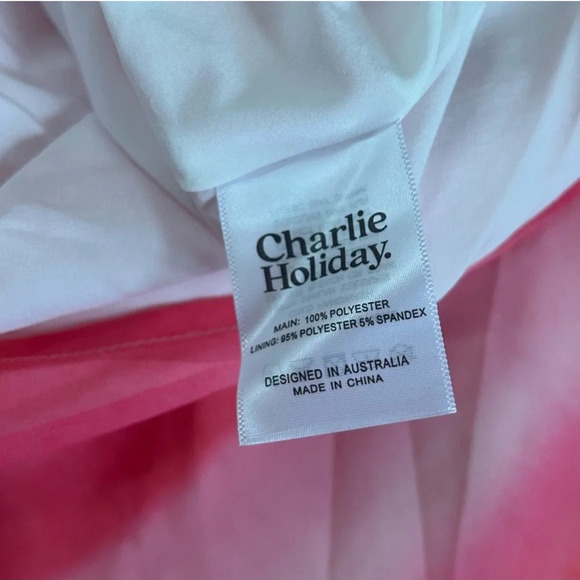 Charlie Holiday Stone Slip Dress in Water Color Stripes - Picture 9 of 10